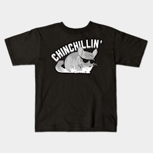 Chinchillin Chinchilla Animal Lover Gift Kids T-Shirt